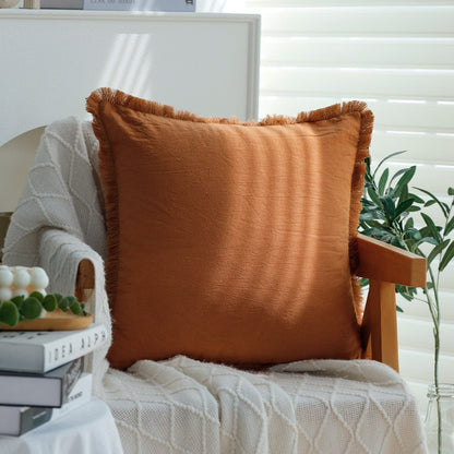 Pillow Cover - Fringe | 18x18 | 20x20 | 12x20