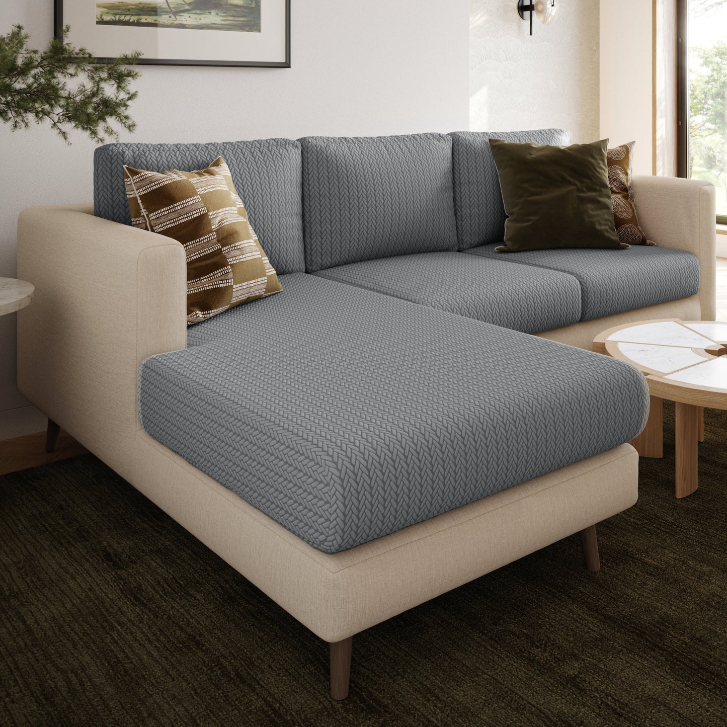 Magic Sofa Covers - Wheat | Last Chance